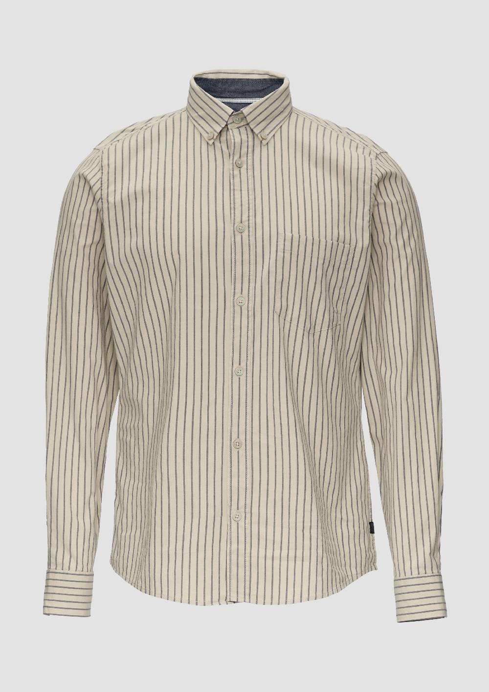 S.Oliver Slim Fit: Hemd Aus Baumwollstretch