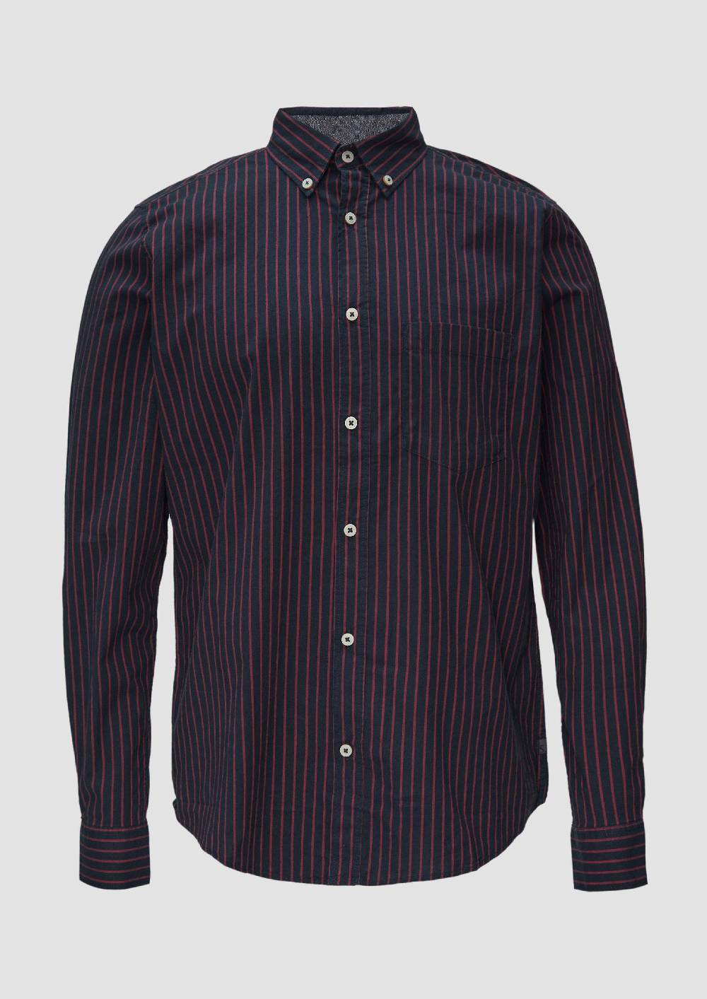 S.Oliver Slim Fit: Hemd Aus Baumwollstretch