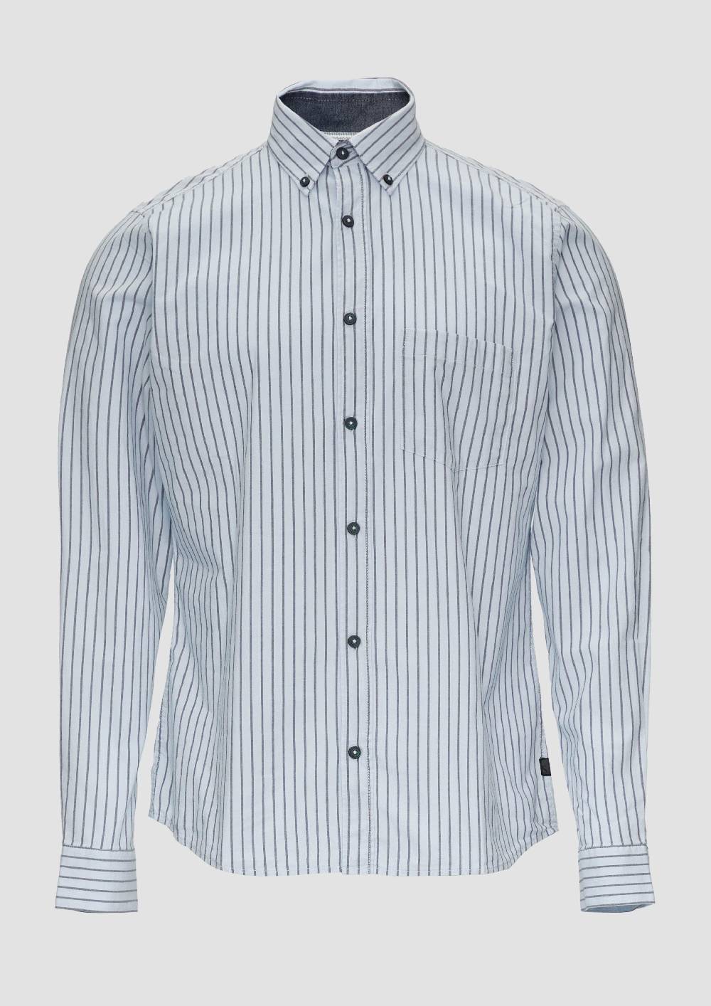 S.Oliver Slim Fit: Hemd Aus Baumwollstretch