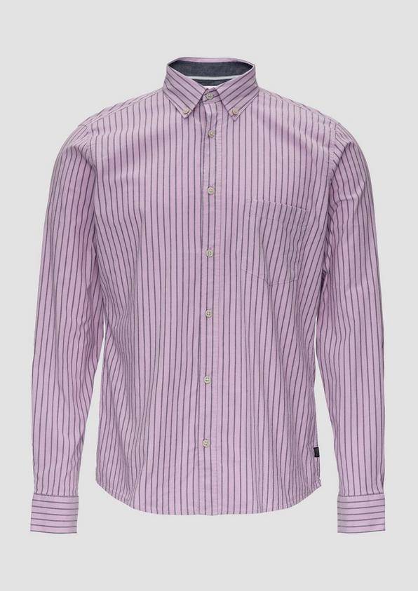 s.Oliver Slim Fit: Hemd aus Baumwollstretch