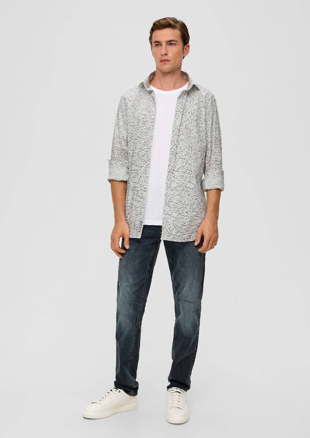 S.Oliver Slim: Hemd Aus Baumwollstretch