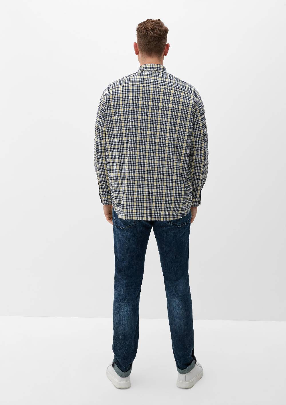 S.Oliver Slim: Hemd Mit Button Down-Kragen