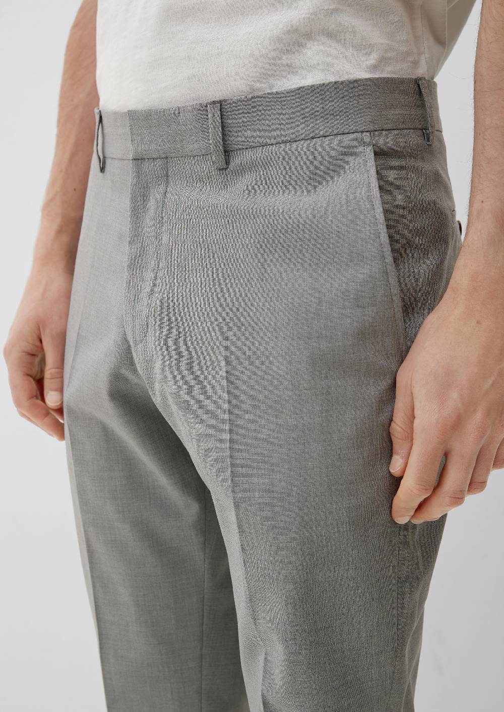 S.Oliver Slim: Hose Aus Viskosemix