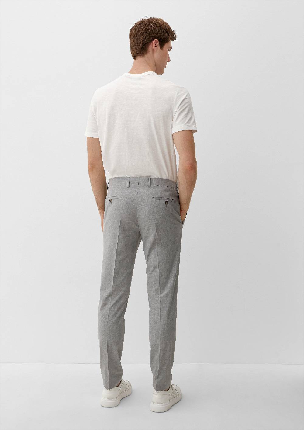 S.Oliver Slim: Hose Aus Viskosemix