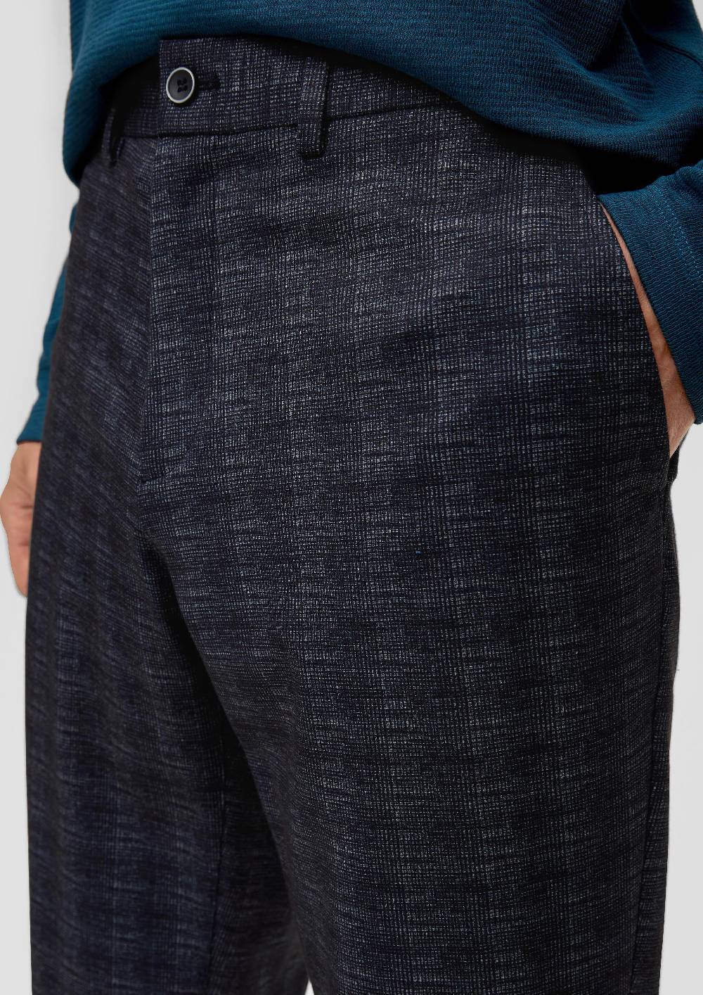 S.Oliver Slim: Hose Mit Alloverprint