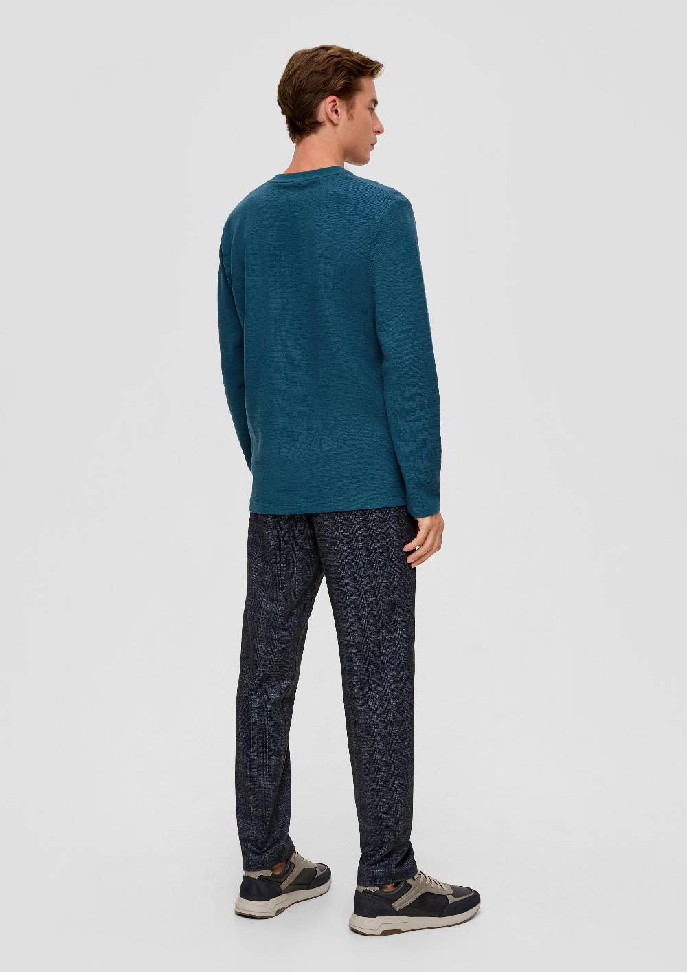 S.Oliver Slim: Hose Mit Alloverprint