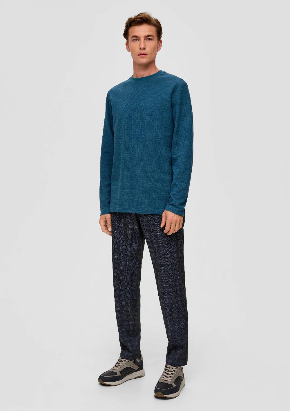 S.Oliver Slim: Hose Mit Alloverprint