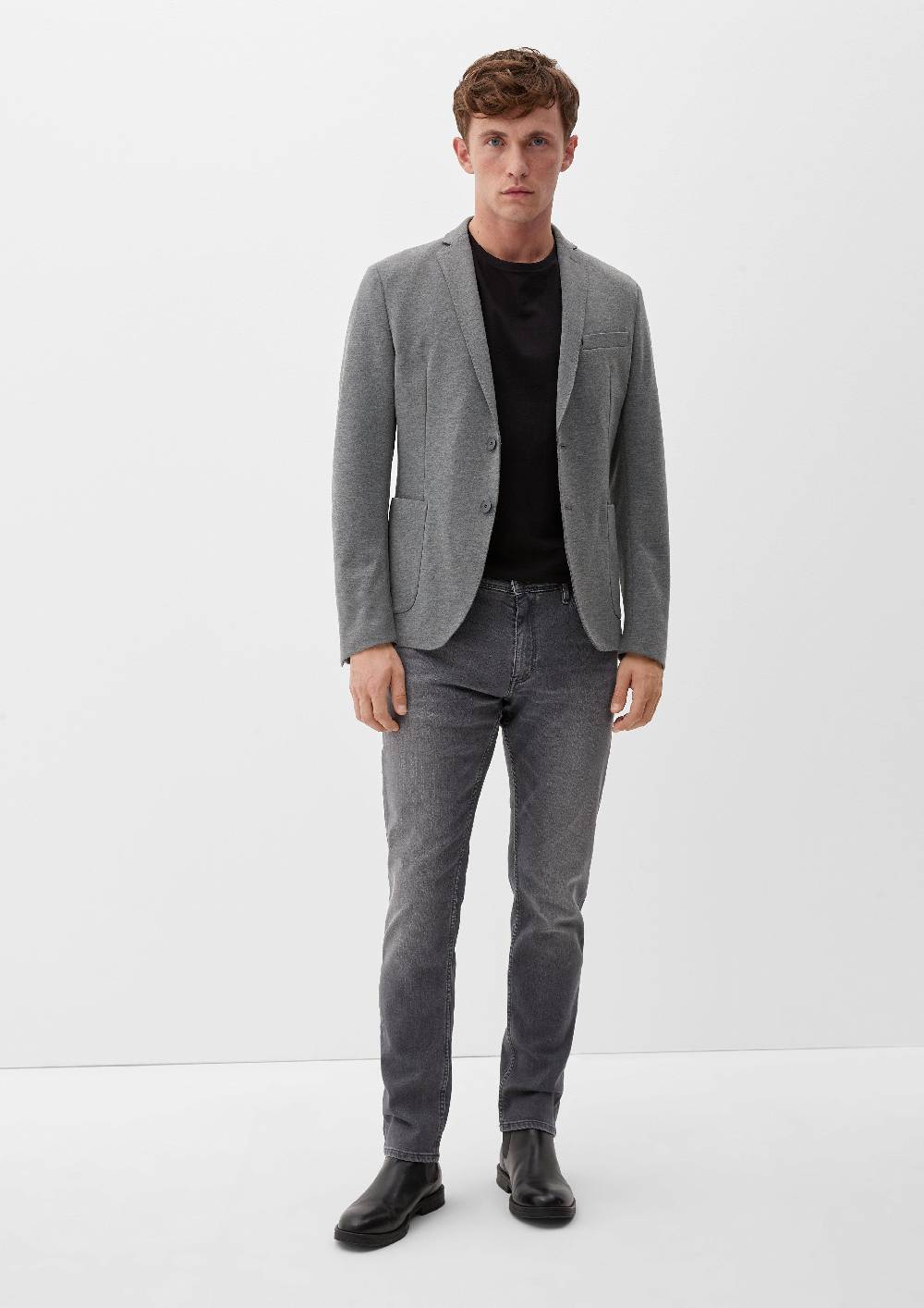 S.Oliver Slim: Jogg Suit-Sakko