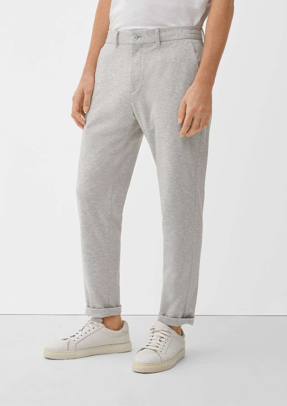 S.Oliver Slim: Joggsuit-Hose Aus Stretch-Jersey