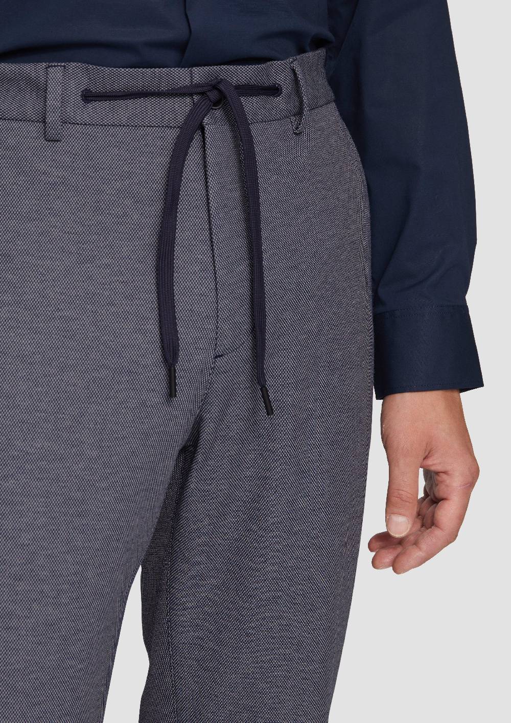 S.Oliver Slim: Joggsuit Mit Piquéstruktur