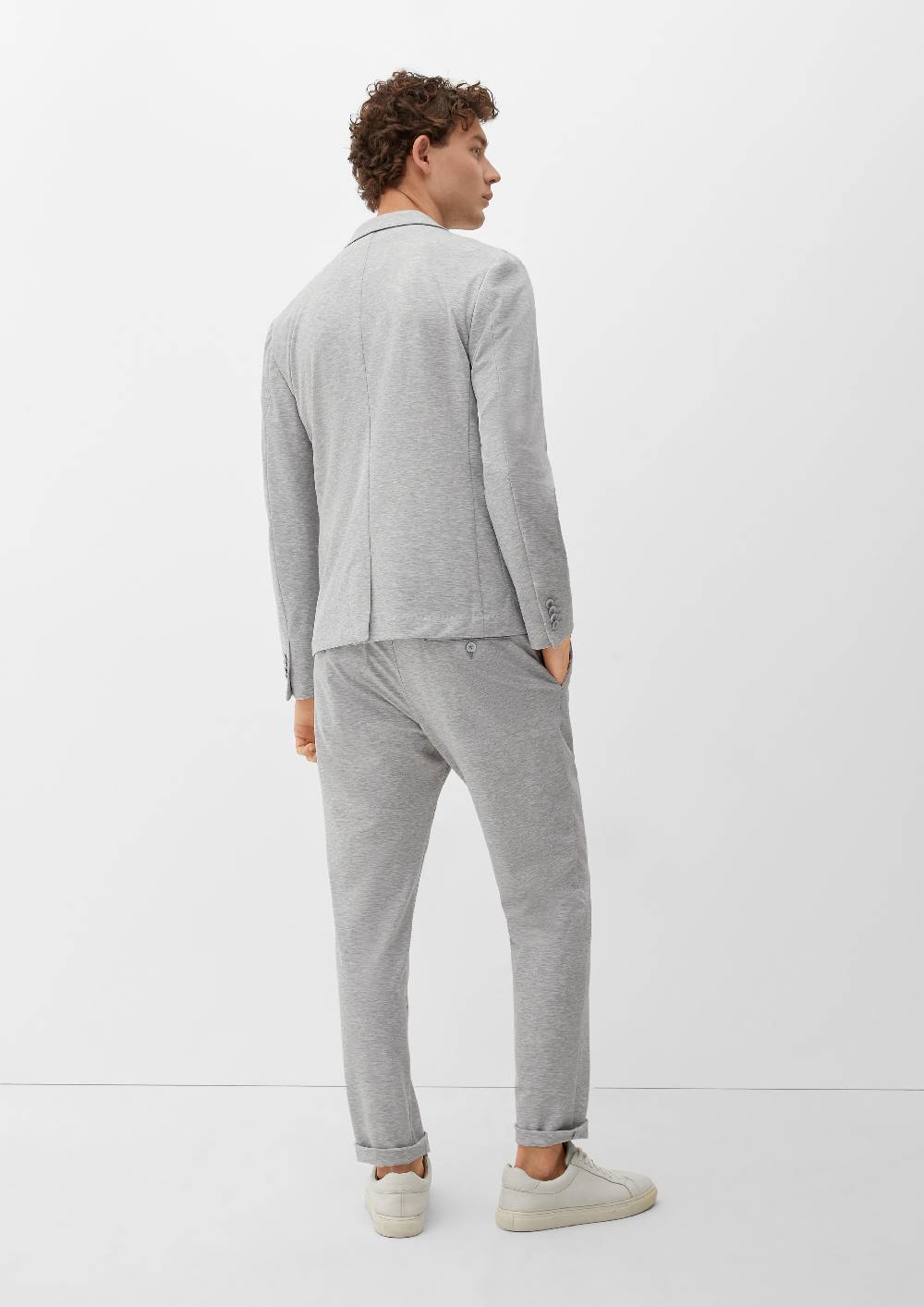 S.Oliver Slim: Joggsuit-Sakko Aus Stretch-Jersey