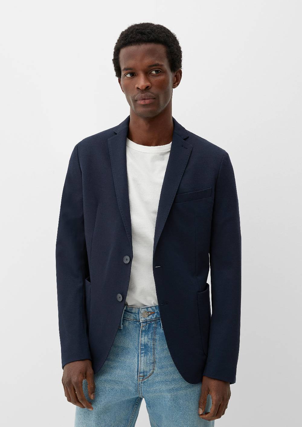 S.Oliver Slim: Joggsuit-Sakko Aus Stretch-Jersey