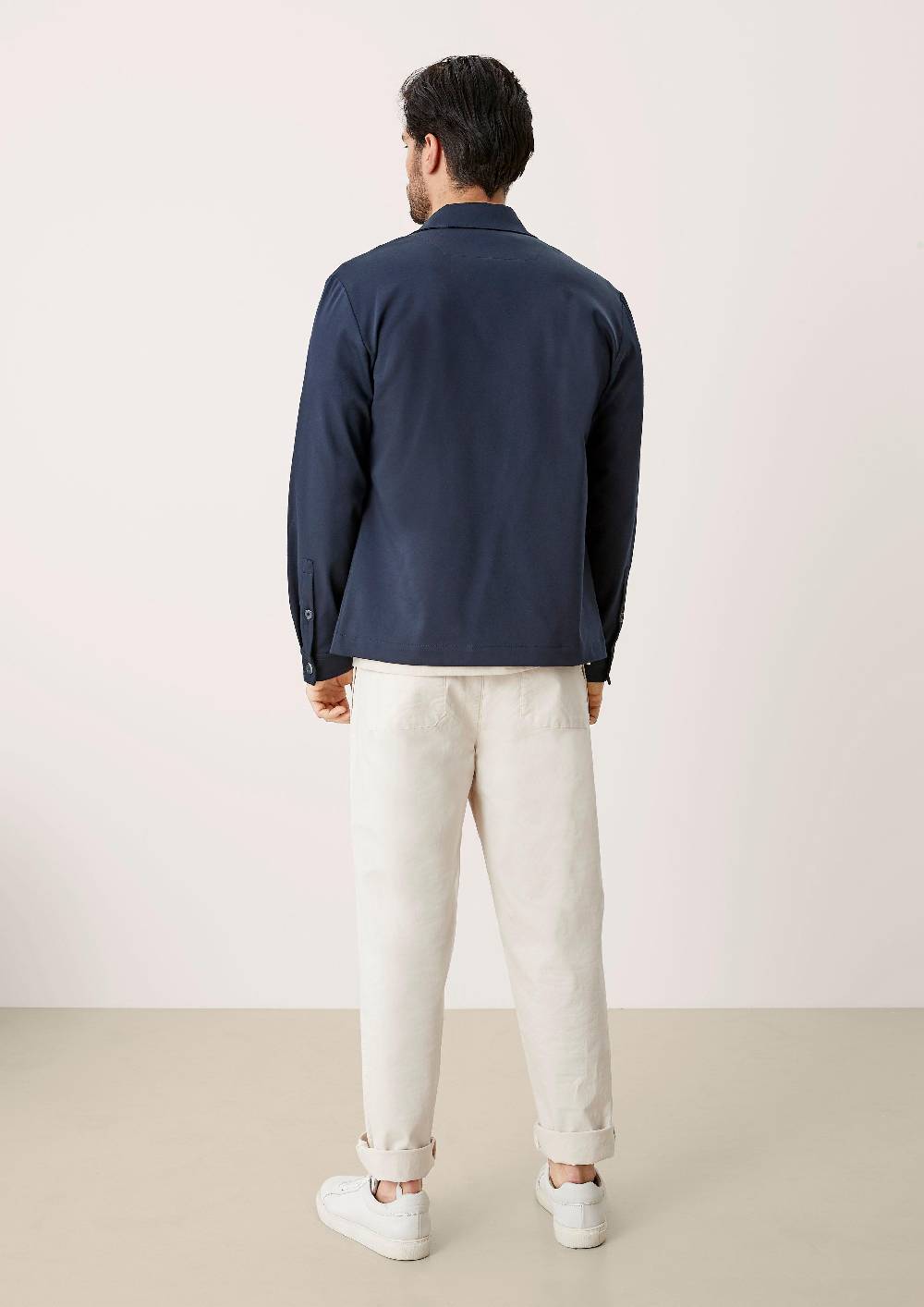 S.Oliver Slim: Overshirt Aus Baumwollmix