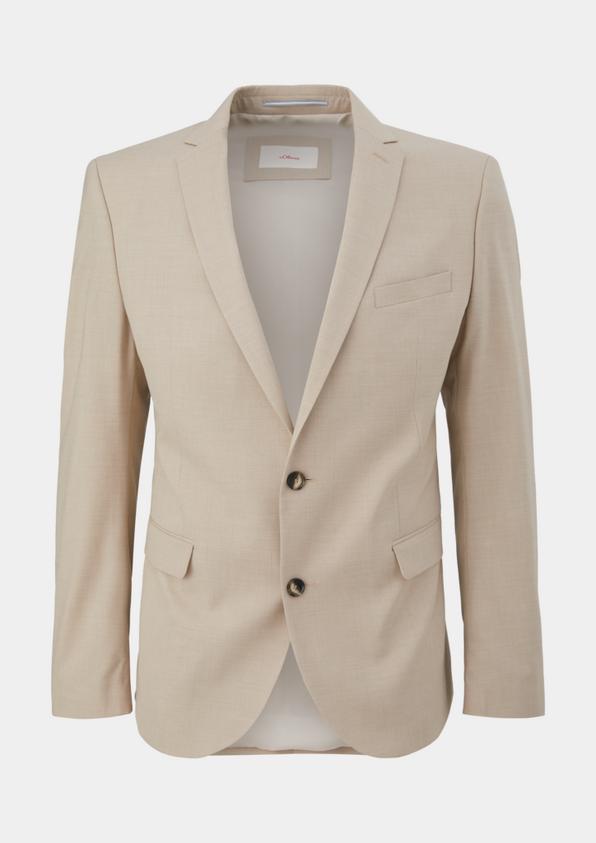 s.Oliver Slim: Sakko aus Viskosemix