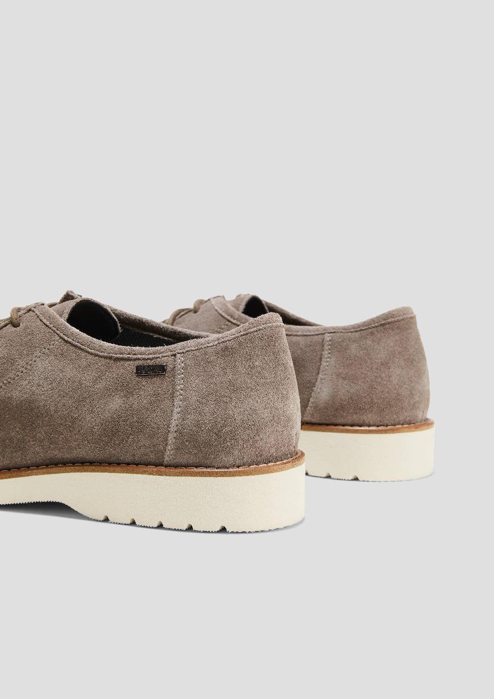 S.Oliver Slipper Aus Leder Mit Ziernähten