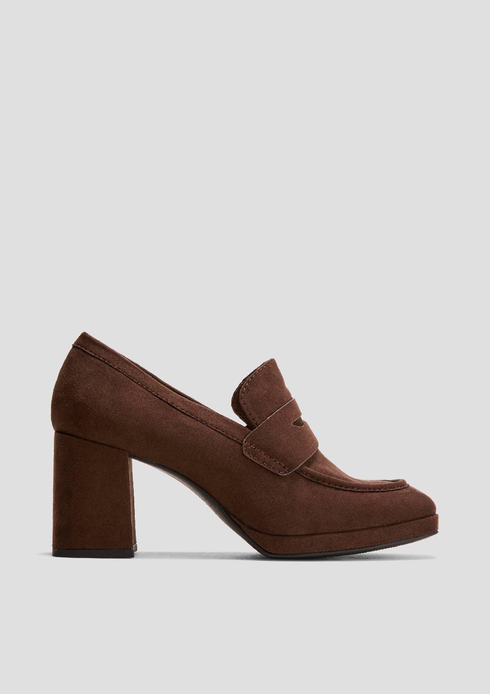 S.Oliver Slipper In Veloursleder-Optik