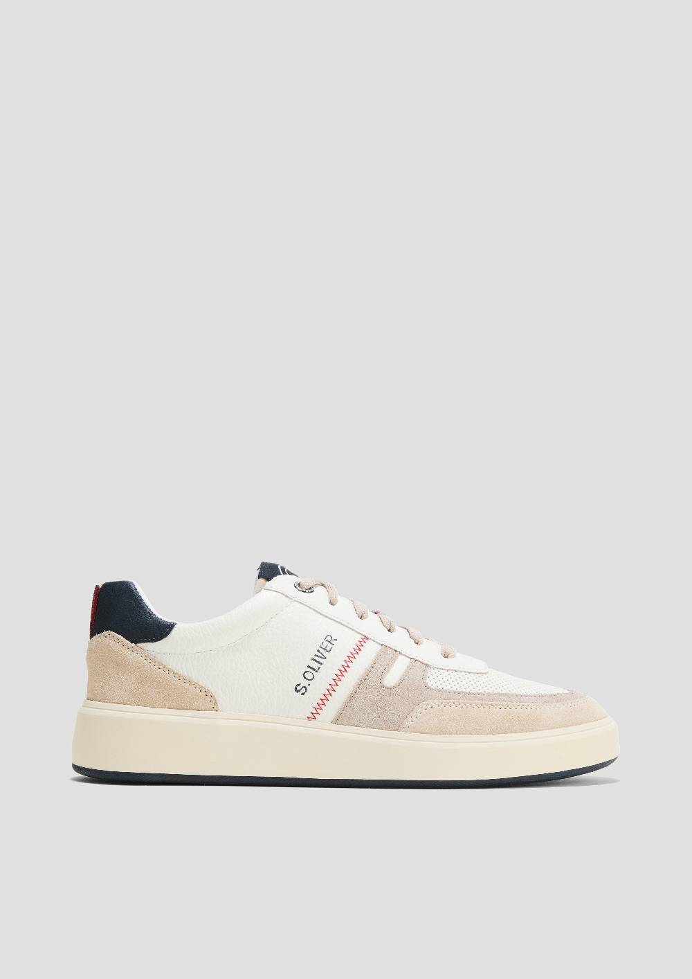 S.Oliver Sneaker Aus Leder Mit Logo-Detail