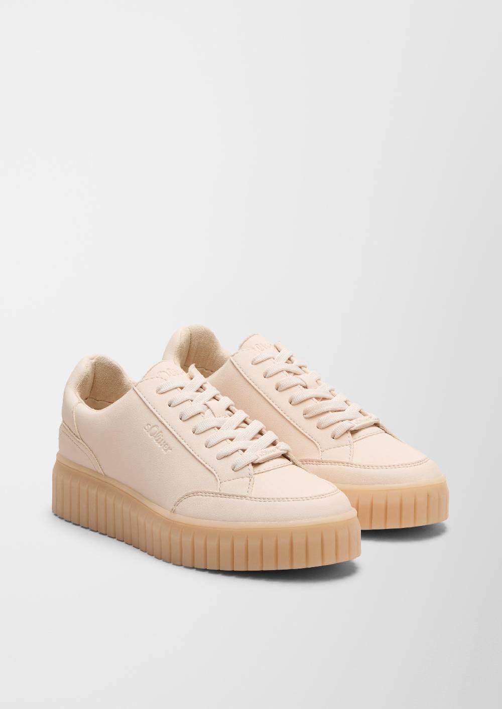 S.Oliver Sneaker In Leder-Optik