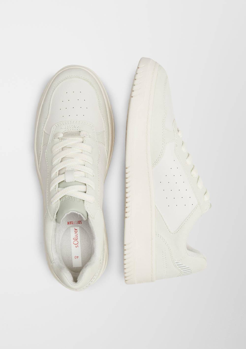 S.Oliver Sneaker In Leder-Optik