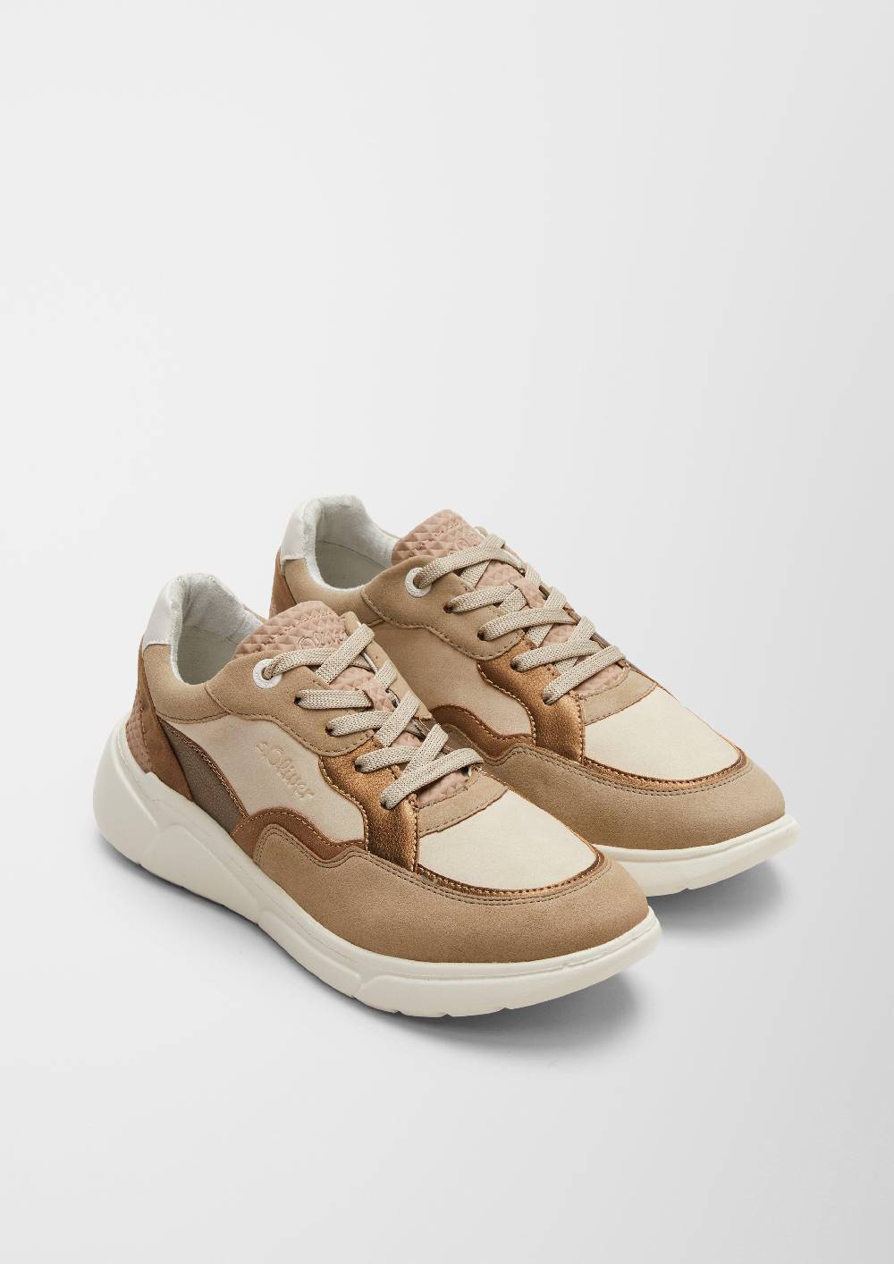 S.Oliver Sneaker In Leder-Optik
