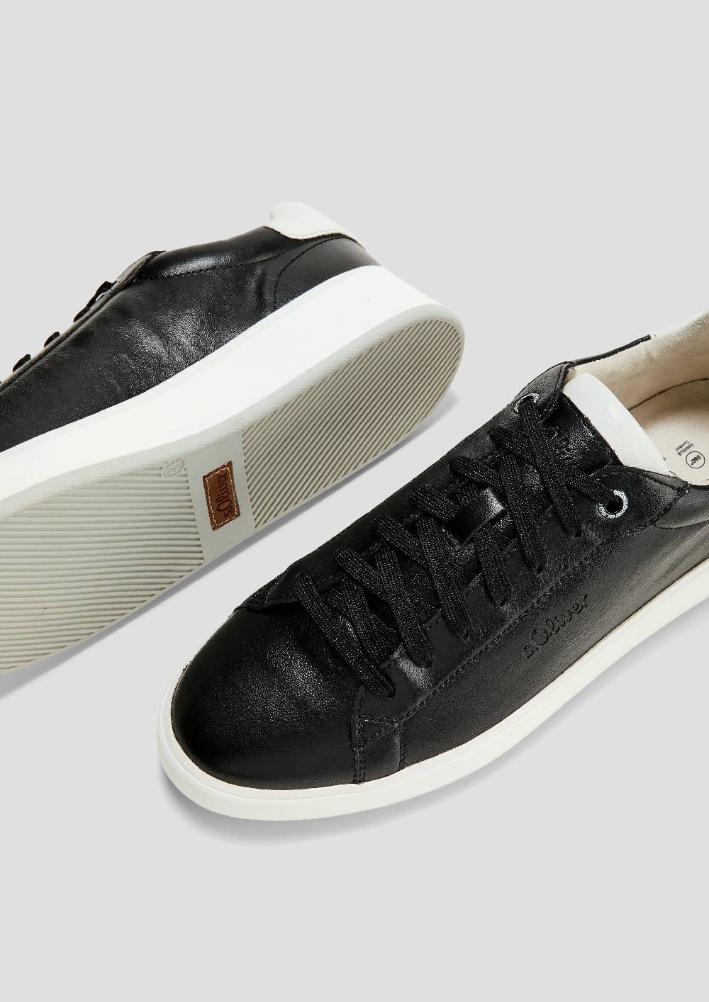 S.Oliver Sneaker In Leder-Optik