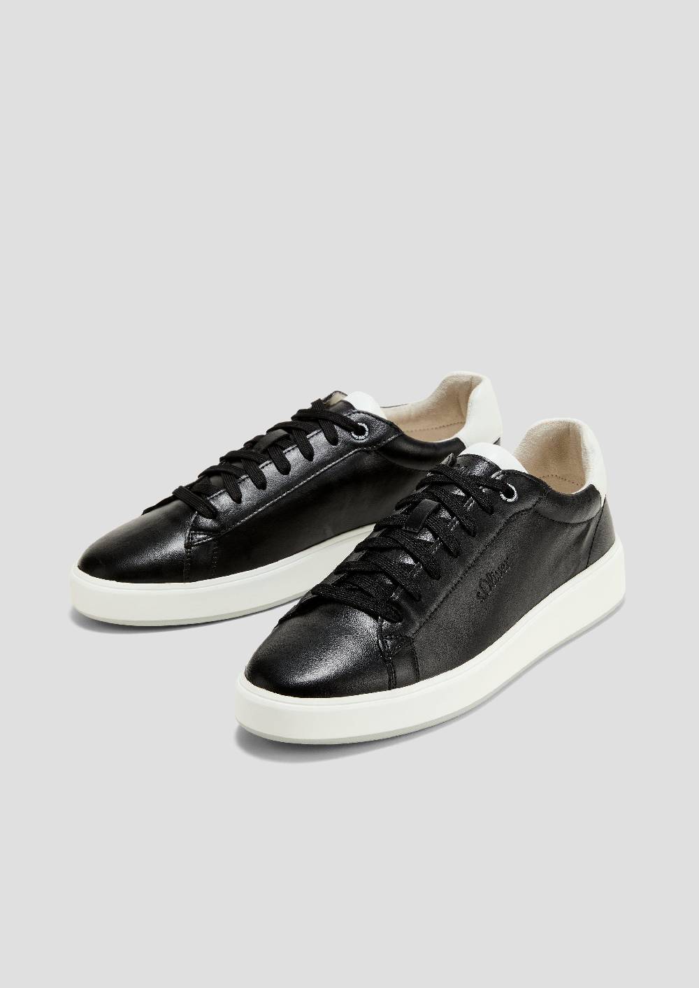 S.Oliver Sneaker In Leder-Optik