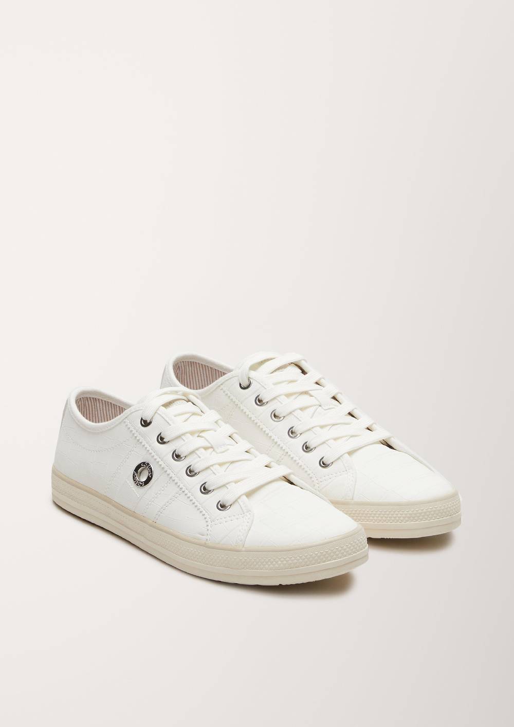 S.Oliver Sneaker In Reptilleder-Optik