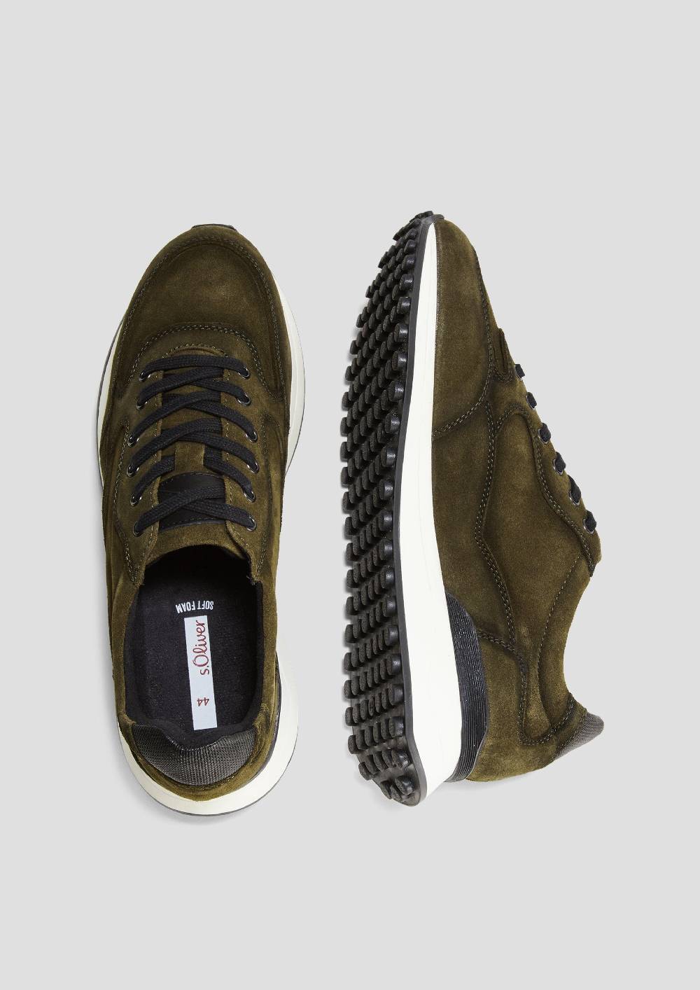 S.Oliver Sneaker In Veloursleder-Optik