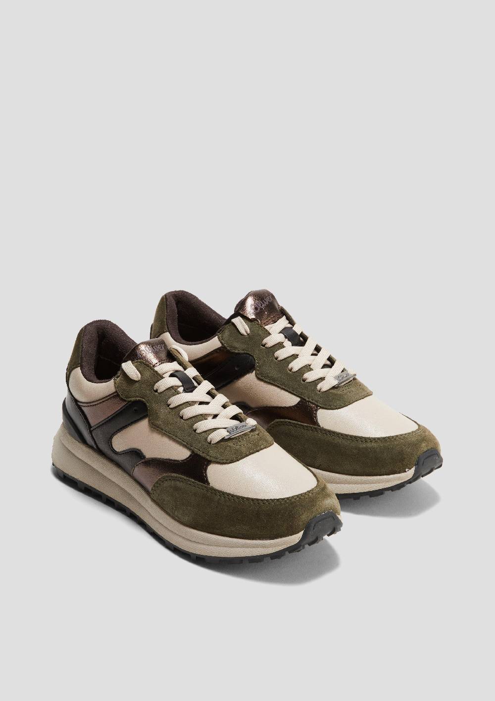 S.Oliver Sneaker Mit Kontrast-Details