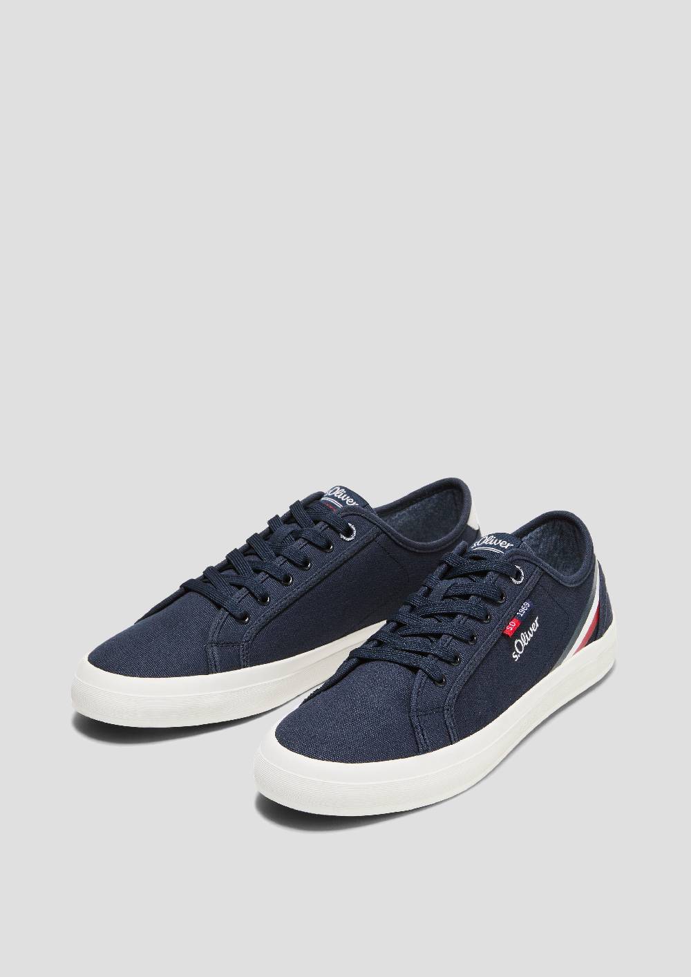 S.Oliver Sneaker Mit Kontrast-Details Und Logo