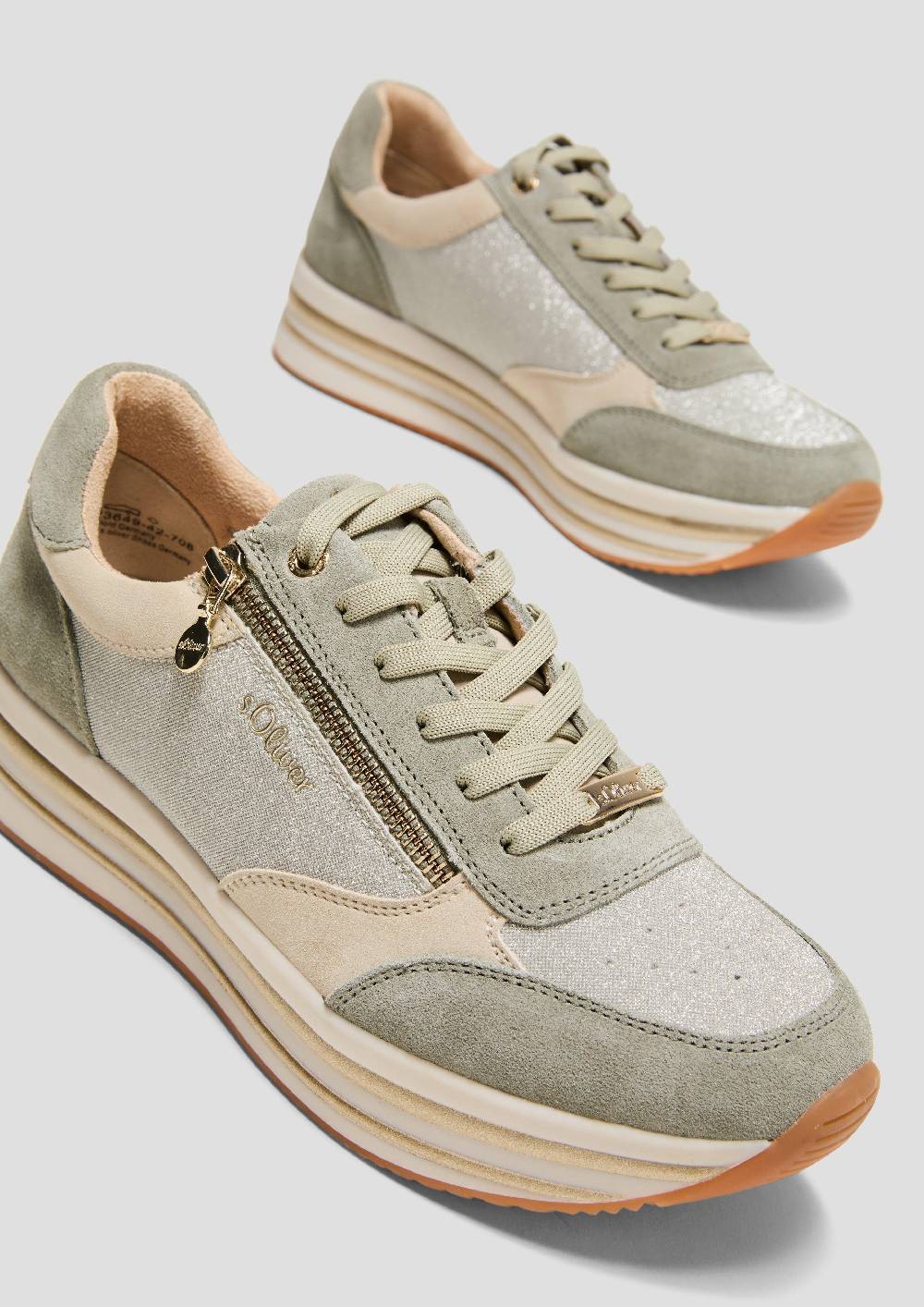 S.Oliver Sneaker Mit Plateau-Sohle