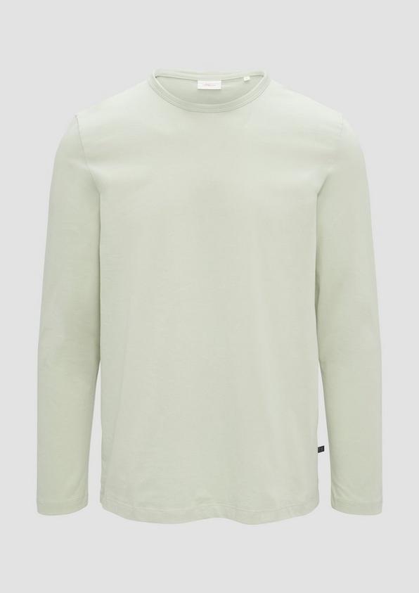 s.Oliver Softes Langarmshirt aus Baumwolljersey