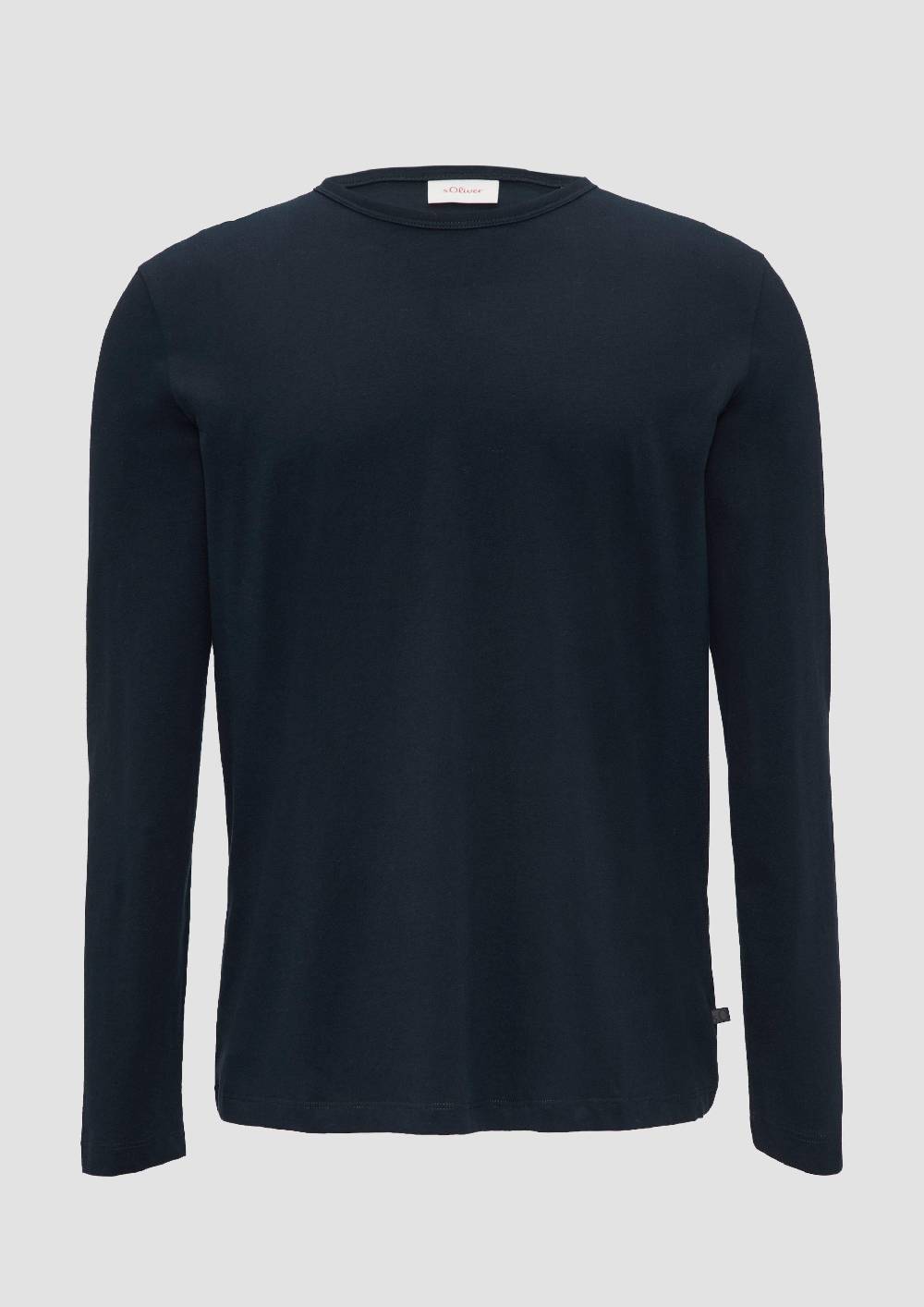 S.Oliver Softes Langarmshirt Aus Baumwolljersey