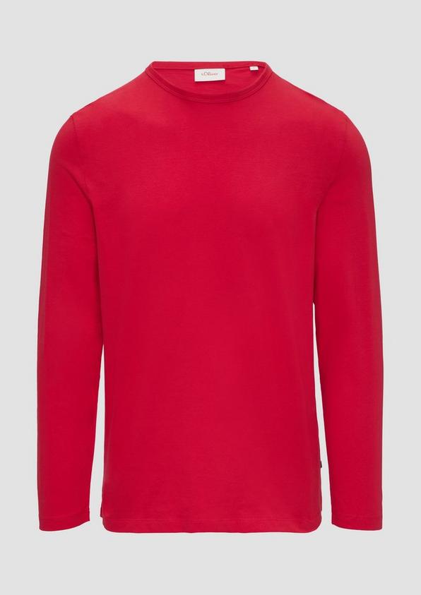 s.Oliver Softes Langarmshirt aus Baumwolljersey
