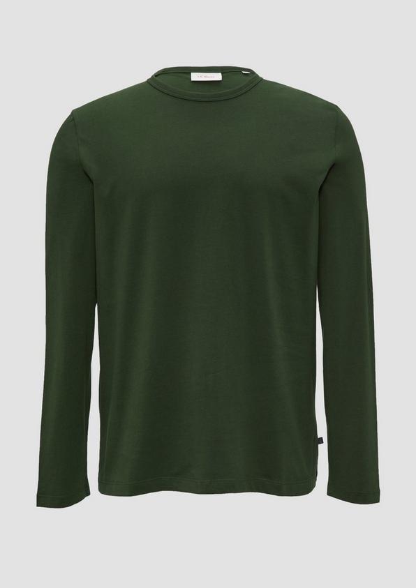 s.Oliver Softes Langarmshirt aus Baumwolljersey