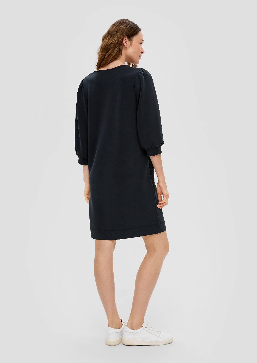 S.Oliver Softshell-Kleid Mit V-Ausschnitt