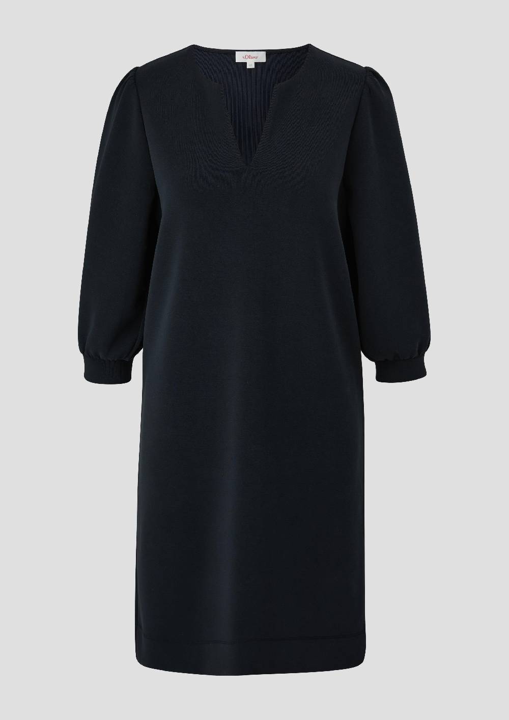 S.Oliver Softshell-Kleid Mit V-Ausschnitt