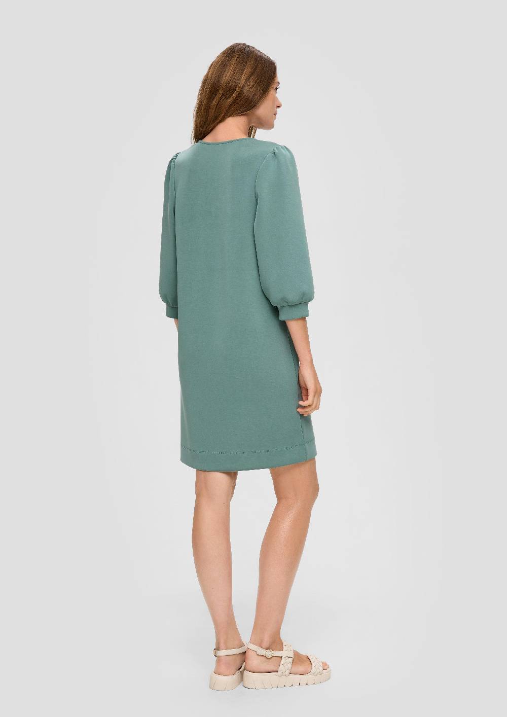 S.Oliver Softshell-Kleid Mit V-Ausschnitt