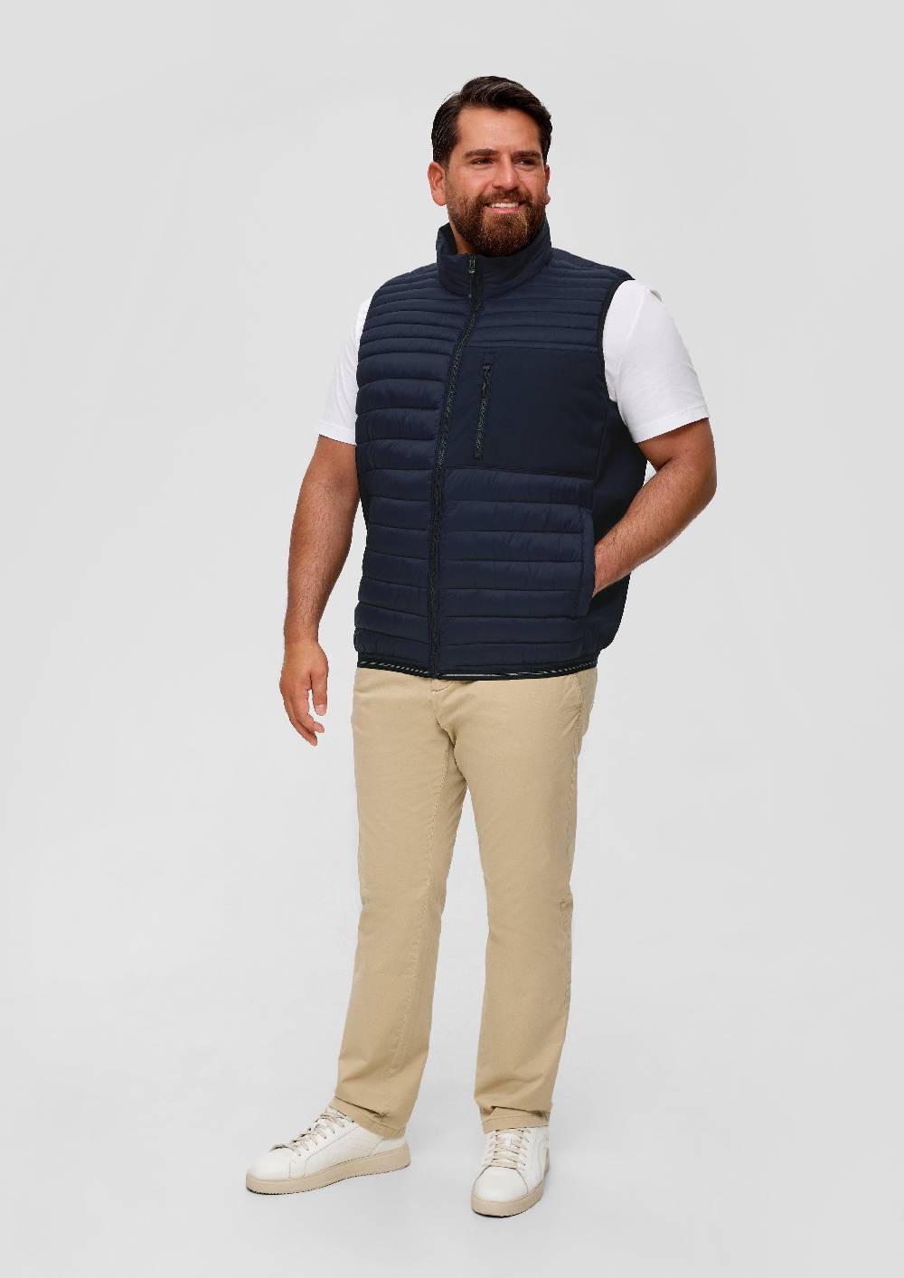 S.Oliver Softshellweste Im Fabricmix