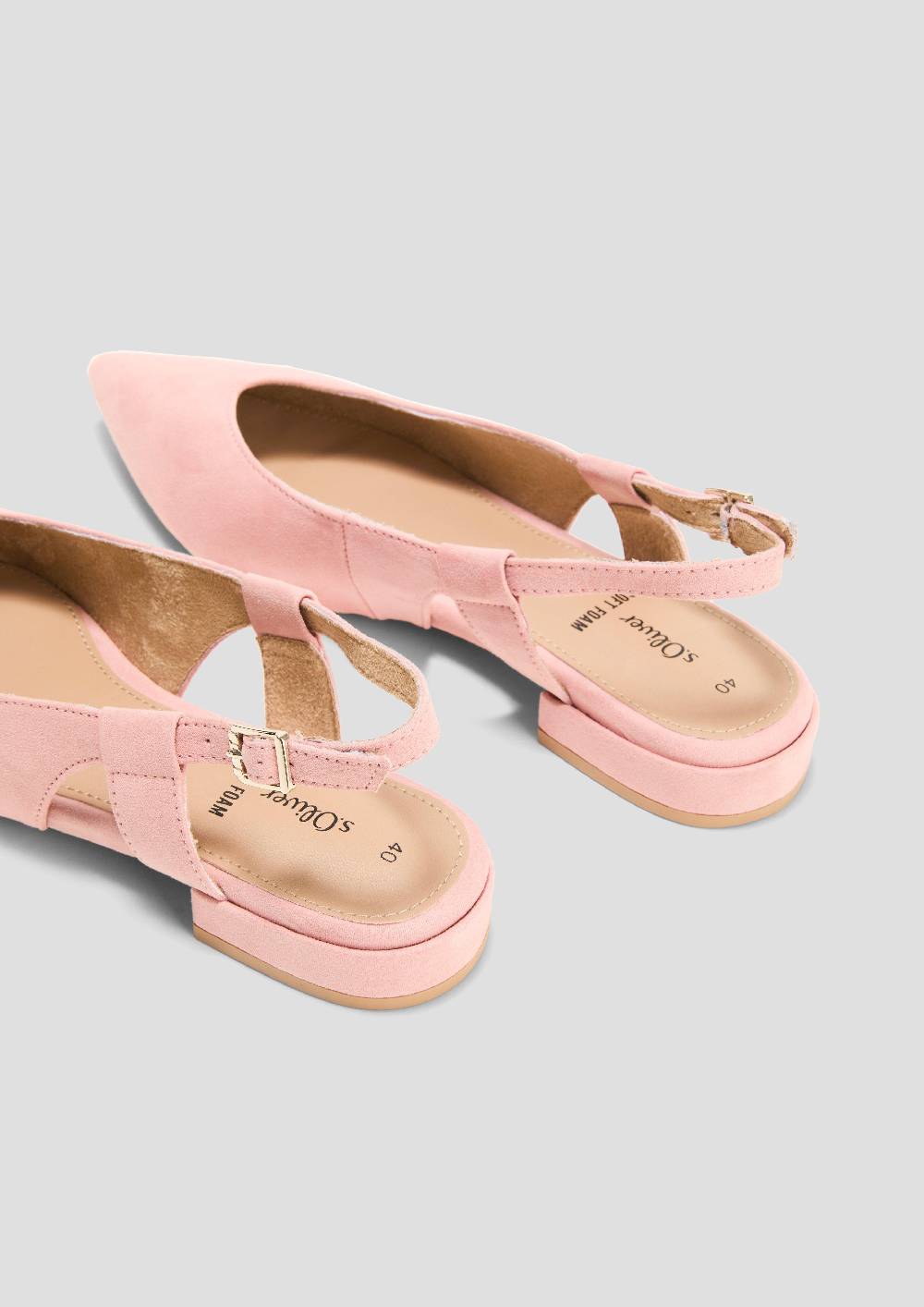 S.Oliver Spitz Zulaufende Sling-Pantoletten