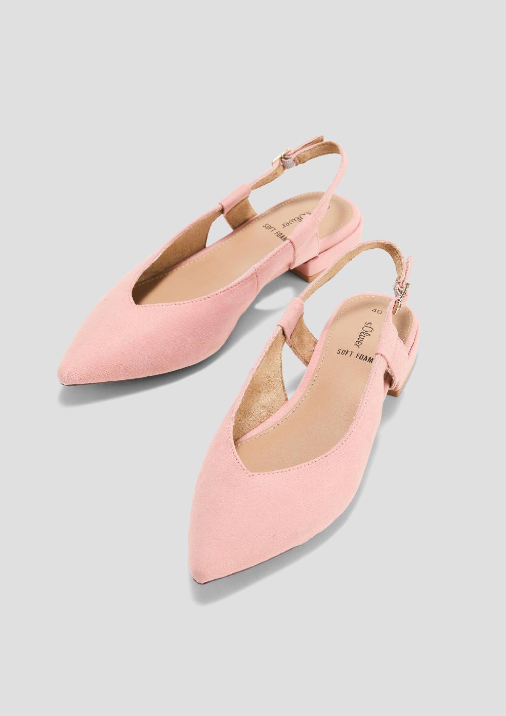 S.Oliver Spitz Zulaufende Sling-Pantoletten