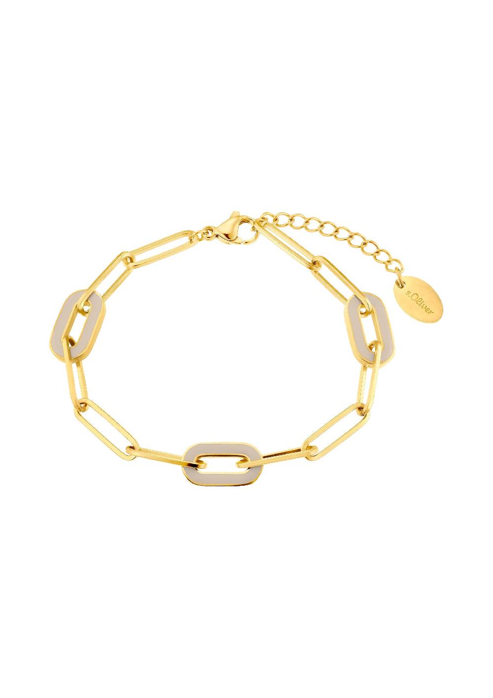 S.Oliver Statement-Armband Aus Edelstahl