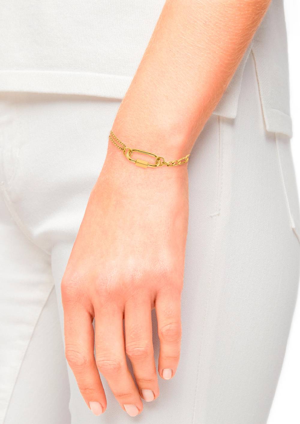 S.Oliver Statement-Armband IP Gold Beschichtet