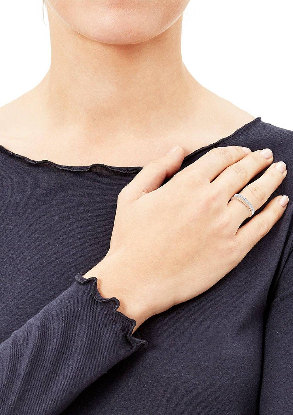 S.Oliver Steck-Ringe Aus Silber