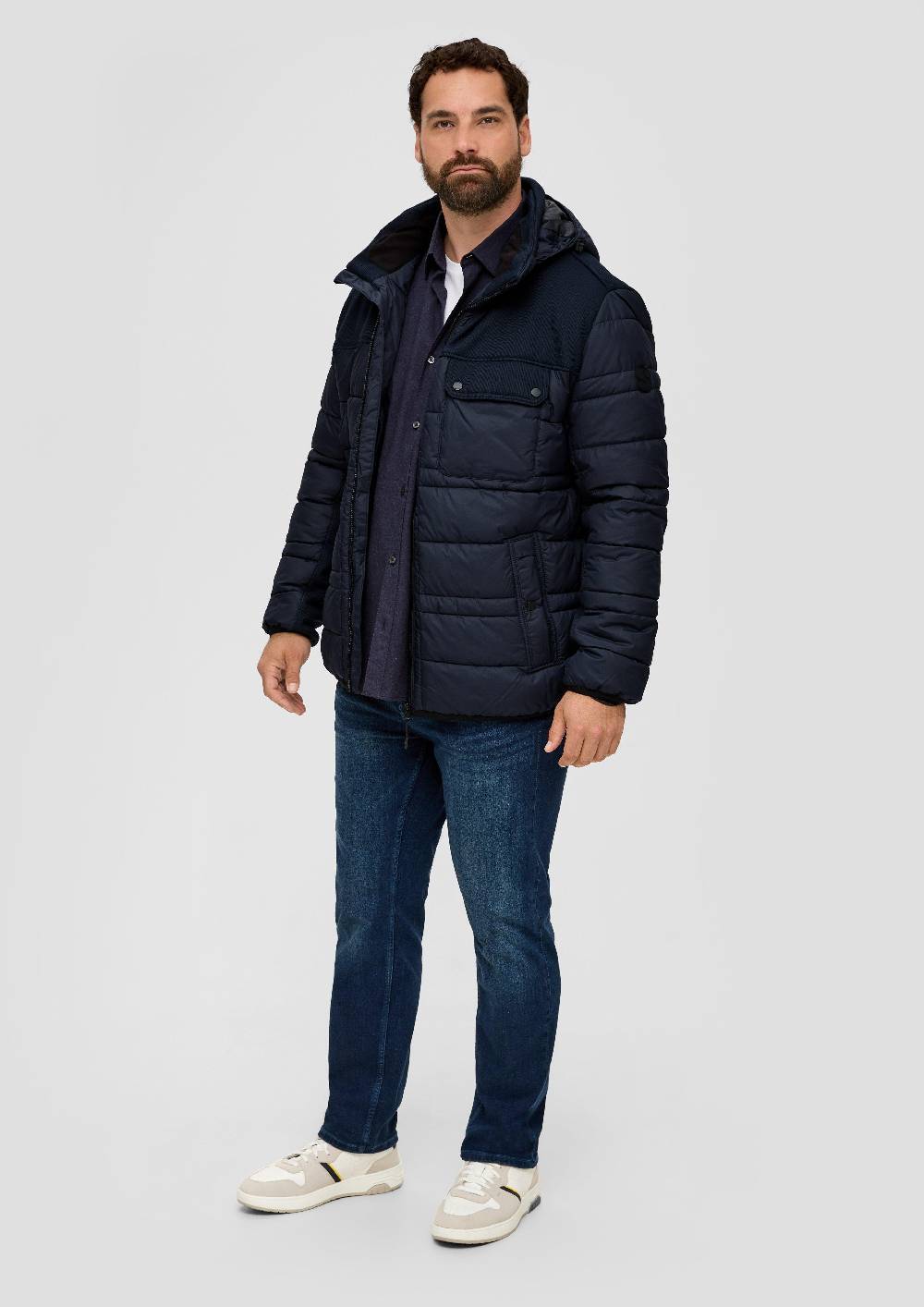 S.Oliver Steppjacke Im Fabricmix