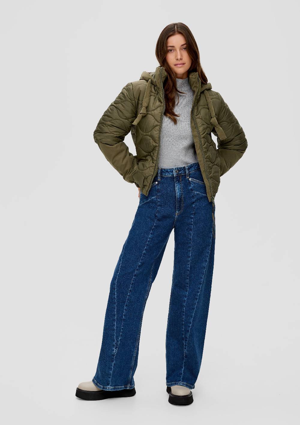 S.Oliver Steppjacke Im Layering-Look