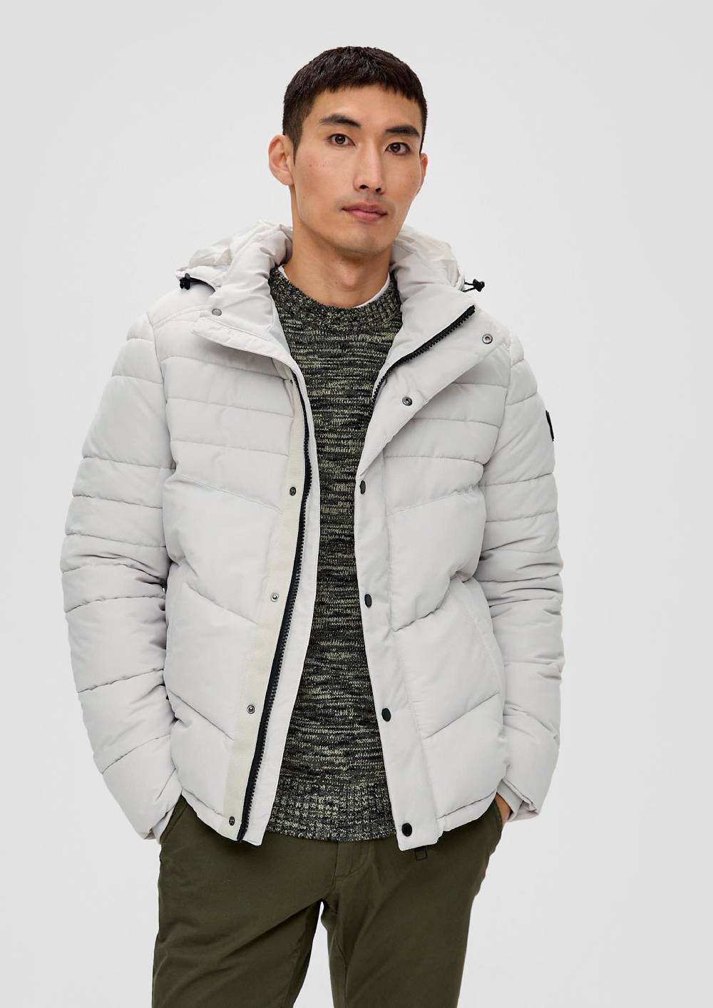 S.Oliver Steppjacke Mit Abnehmbarer Kapuze