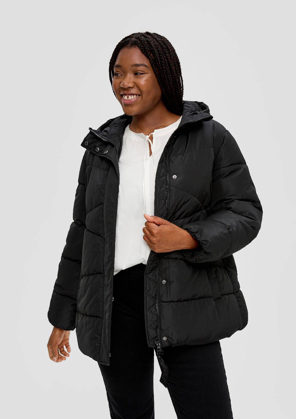 S.Oliver Steppjacke Mit Kapuze