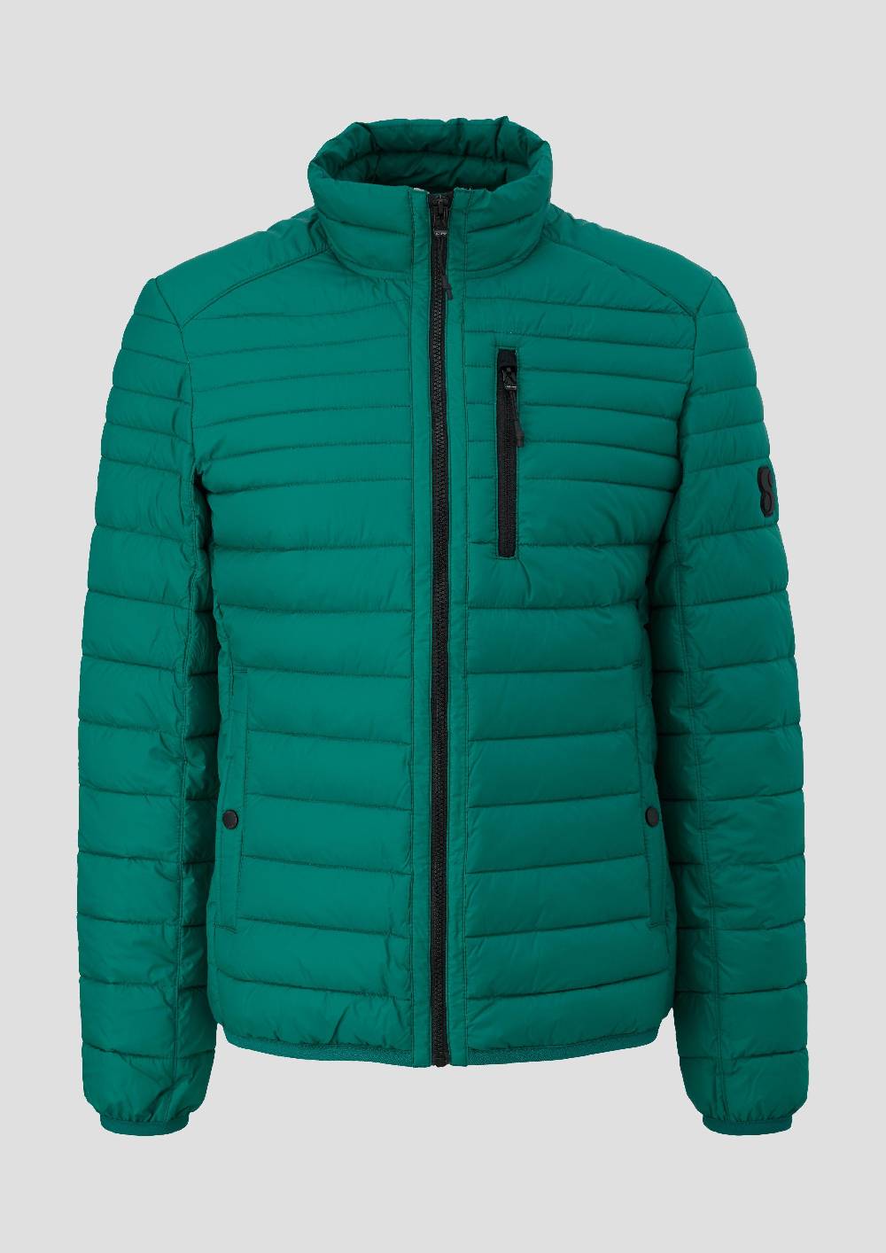 S.Oliver Steppjacke Mit Label-Patch