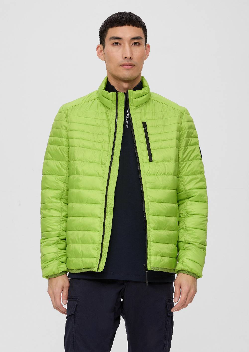 S.Oliver Steppjacke Mit Label-Patch